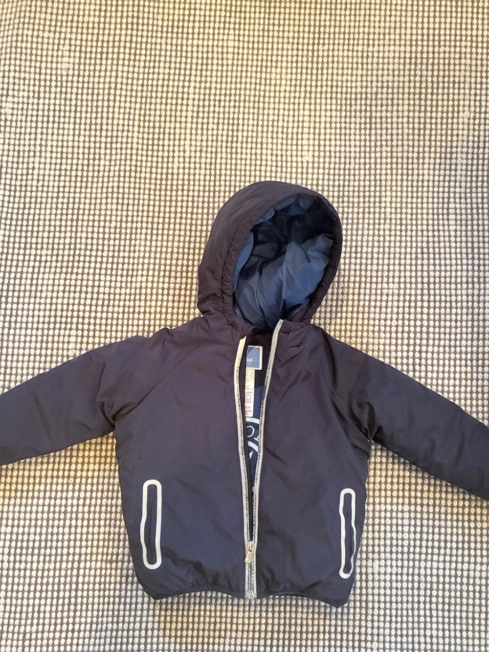 Jacadi Kids Navy Hooded Winter Jacket